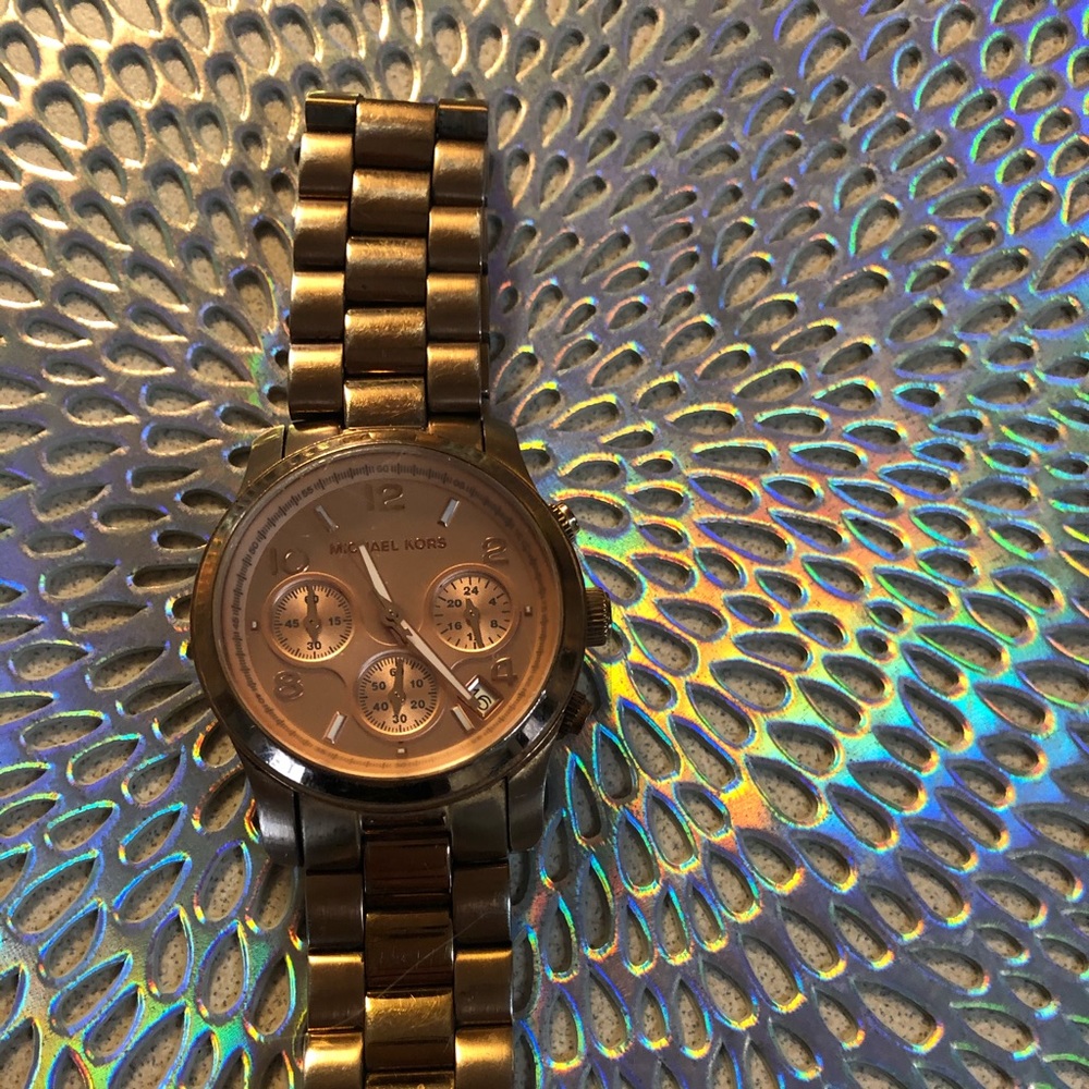 Gold Michael Kors watch